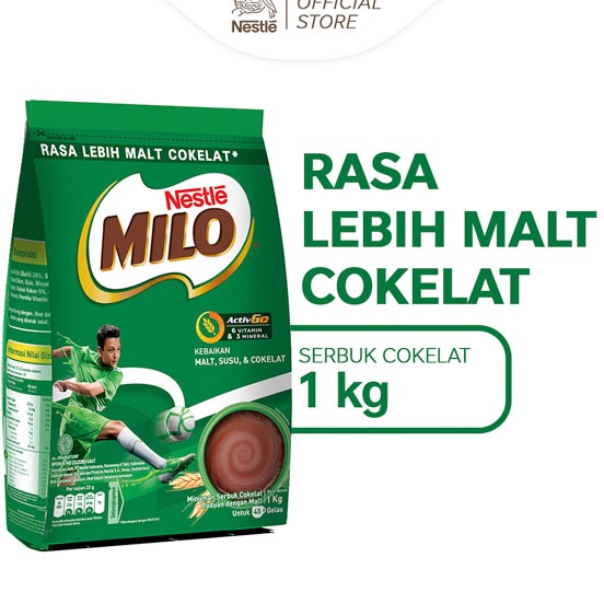 

8.8 MILO ACTIV-GO Susu Coklat Pouch 1 kg