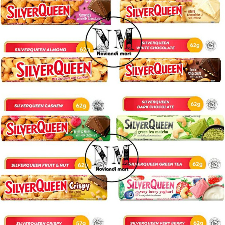 

4.4 FLASH SALE Silverqueen Mete 58gr/58gram /Silverqueen 58/ 65/62/62gram