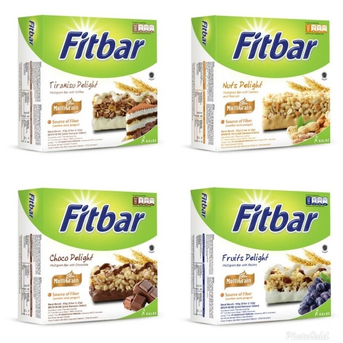 

Promo Hari Ini" Fitbar Multigrain 110 gr ( 5 x 22 gr) / Fit Bar Snack Rendah Kalori