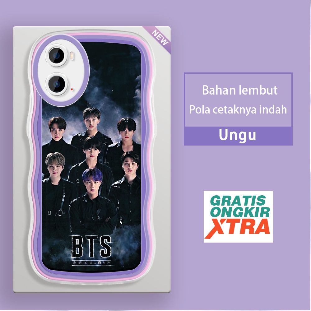 Mulia OPPO A71 A74 A76 A77S A83 A91 A92 A93 2020 A95 A96  Casing Ponsel  Pola MV BTS  warna-warni ge