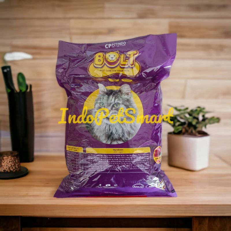 PAKAN KUCING REPACK 1 KG BOLT