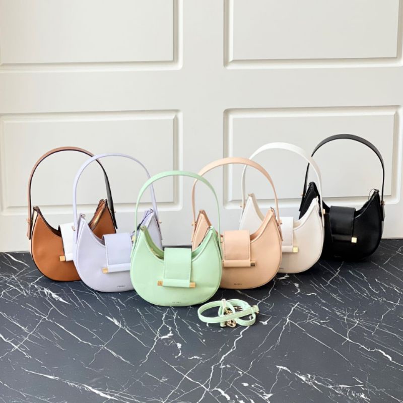 RESTOCK  Tas Pedro selempang bahu jinjing hitam beige coklat nude putih hijau sage ungu