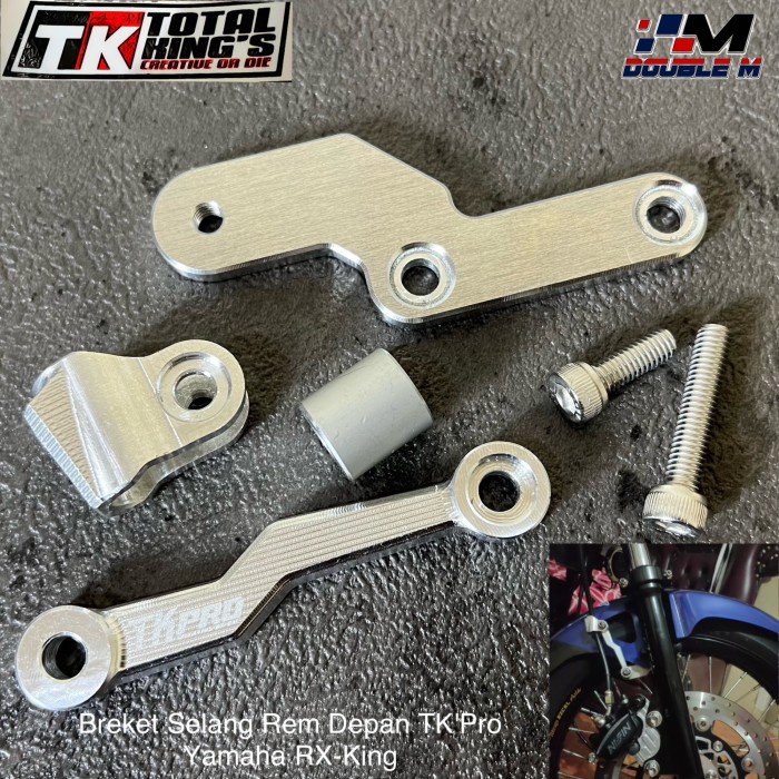 Breket Kleman Selang Rem Depan Yamaha RX King RXKing RX K CNC