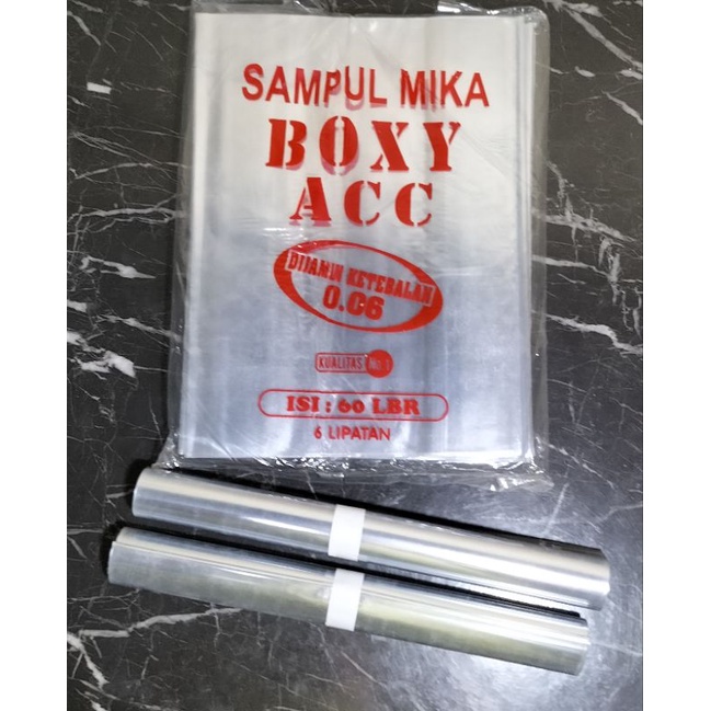 

SAMPUL plastik MIKA tebal 0.06