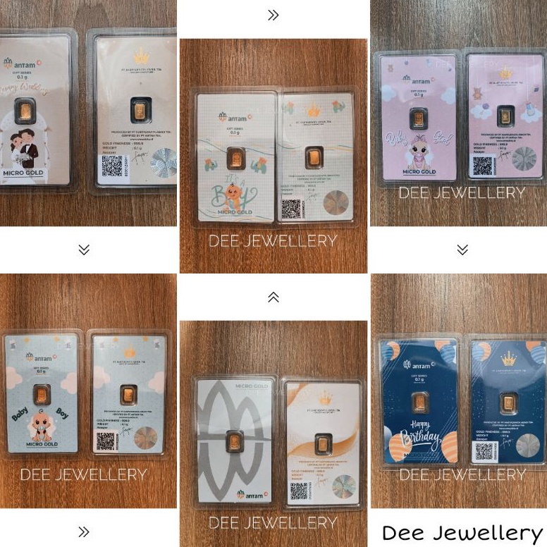 Terbaru LM MICRO GOLD ANTAM 0.1 GRAM LOGAM MULIA HARTADINATA ABZ