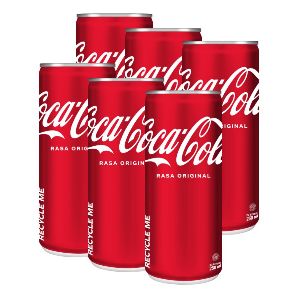 

➘Laris Coca-Cola Slim Can 250ml x6 095 ❅