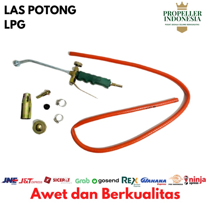 Alat Bakaran Heating Torch Gas LPG Kepala Las Api + Selang Gas Blender