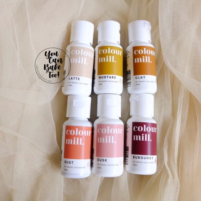 

Terlaris Colourfood Colour Mill 20 Ml Oil Based Colouring (2), (6) & (7)