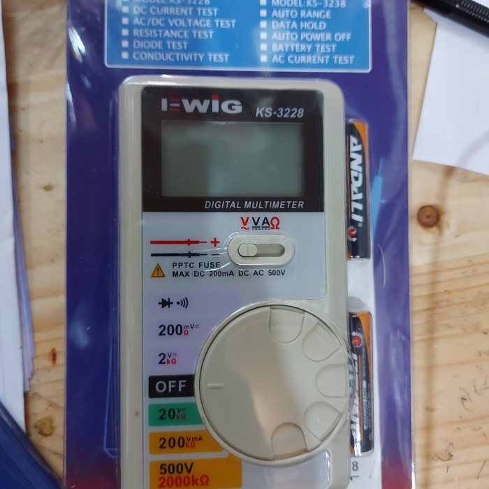 PROMO DIGITAL MULTIMETER KS-3228 / MULTITESTER DIGITAL POCKET TERBARU