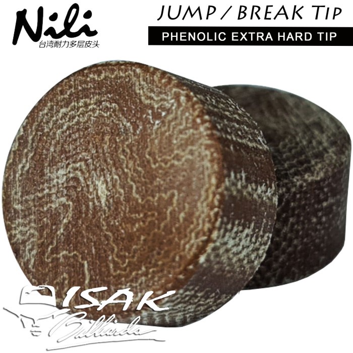 Nili Phenolic Jump Break Tip - Hard JB Cue Tips Loncat Billiard Stick