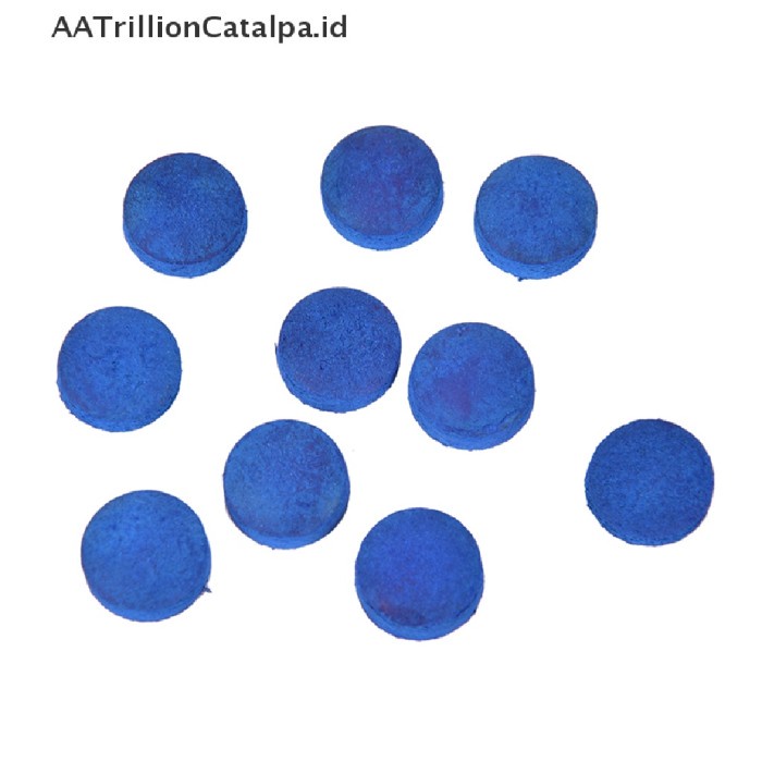Aatrillioncatalpa 10pcs Cue Tip Stik Billiard Ukuran 9 10 11 12 13mm