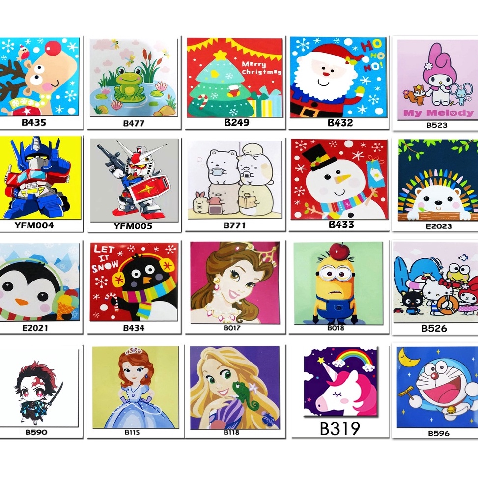 

Terupdate.. METH KARAKTER A CHRISTMAS NATAL SUMIKKO GURASHI SNOW FLAKE PINGUIN PRINCESS KARTUN PAINT BY NUMBER PAINTING BY NUMBERS DIY COLORING KIDS MELUKIS KANVAS ANAK P0V