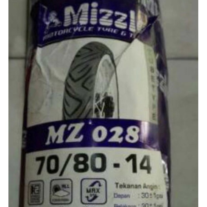 Ban Motor Mizzle MZ-028 70/80 Ring 14, Tube Type