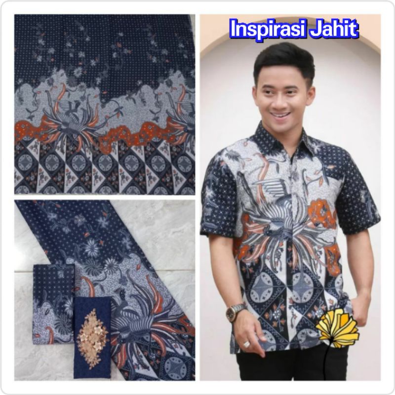 Bahan Bakal Kain Batik Premium Pekalongan Bahan Katun Halus Lembut Seragam Nikahan Bridesmaids Pria 