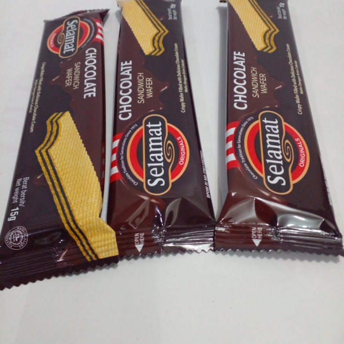 

Wafer Chocolate Selamat 15gr Berkualitas