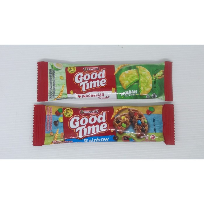 

Good Time Arnott's Pandan / Rainbow 16 gram Biskuit Terbatas