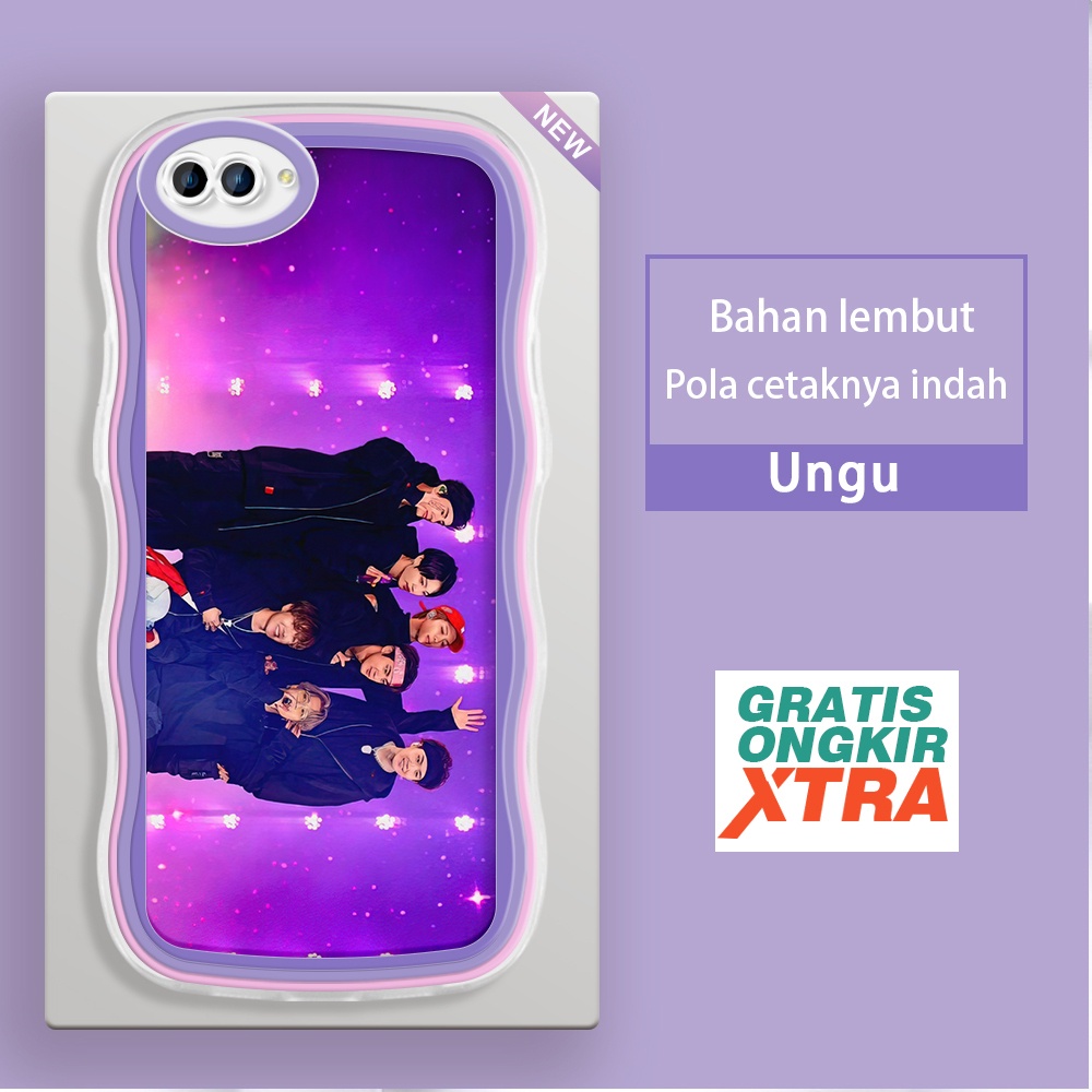 Mulia OPPO NEO 9 A3S A5 A7 A5S A9 2020 A12 A12S A12E  Casing Ponsel  Konser BTS Korea Selatan  warna