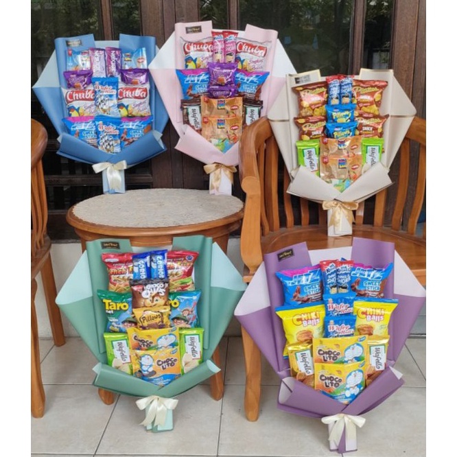 

Terkini buket snack murah / bouquet snack / buket snack wisuda 08D