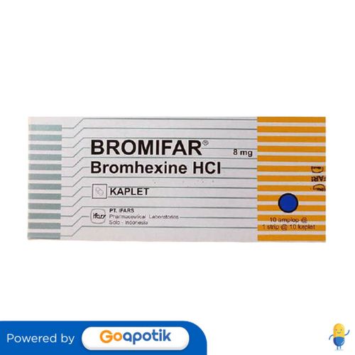 Bromifar 8 Mg Box 100 Kaplet