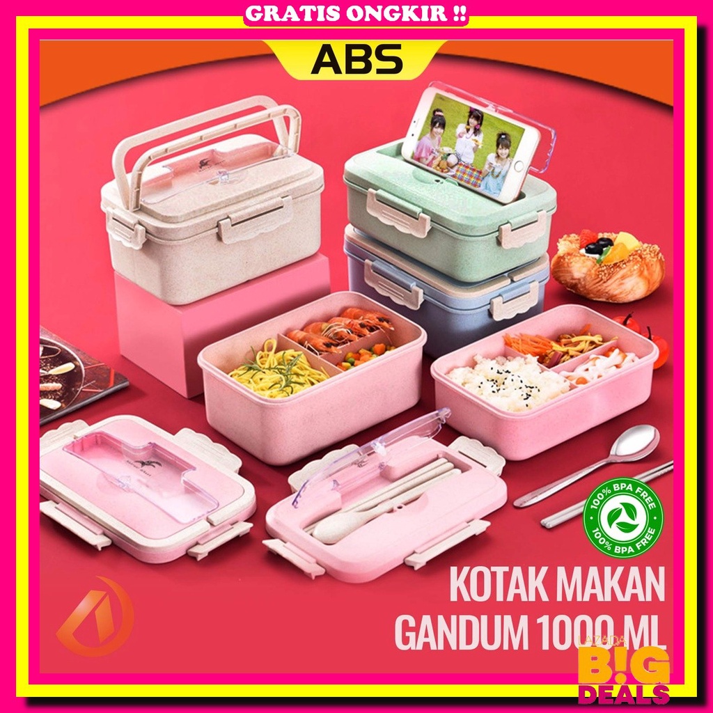 Kotak Makan Boxlunch Susun Paper Anti Tumpah Tempat Bok Murah Soup Lunch Box Set Anak Aesthetic Pere
