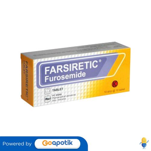 FARSIRETIC 40 MG BOX 100 TABLET