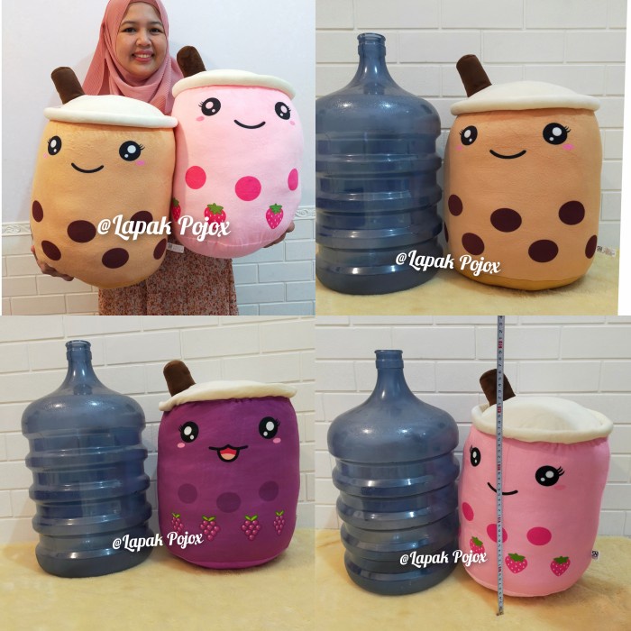 Terlaris Boneka Boba Milk Brown Sugar Jumbo