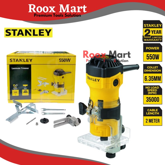Terlaris Trimmer Listrik 550W Stanley St55 Profil Kayu