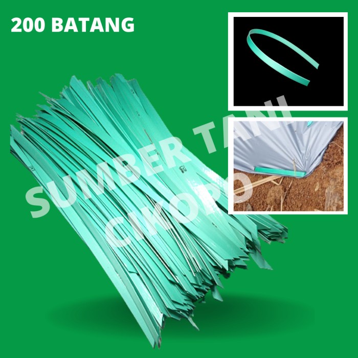 Capit Penjepit Mulsa Plastik 200 Buah Kualitas Terbaik