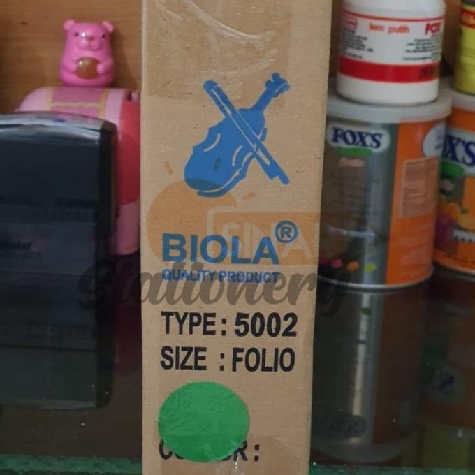 

Map biola 5002 hijau tua 1pak isi 50pc