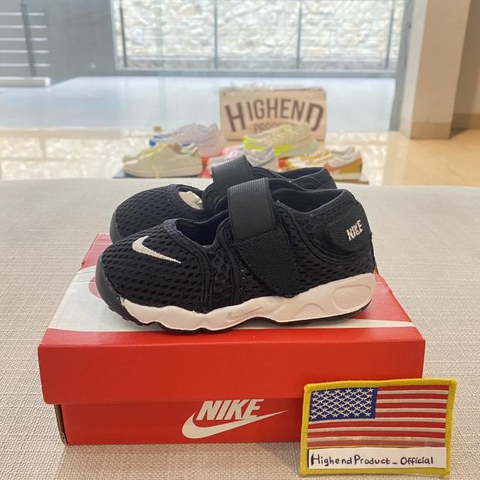 Sepatu Anak Nike Air Little Rift Black TD Kids Original 317415-014