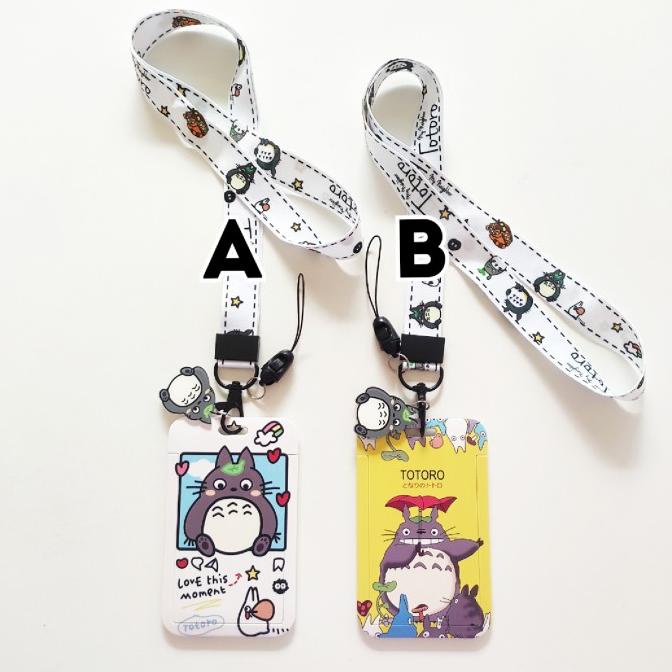 

ID Card Holder Name Tag Lanyard / Kalung Kartu Totoro Studio Ghibli