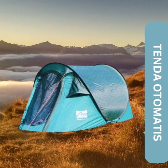 Tenda Tenda Camping Otomatis 2-3 Orang Alltrek Eiger Blackstep Mountain Inn