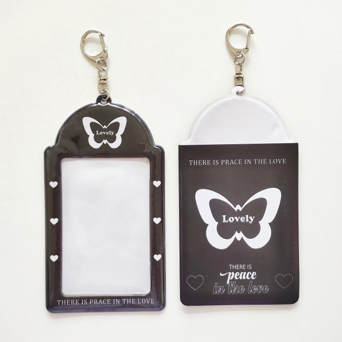 

ID Card Holder Name Tag Keychain / Wadah Kartu Photocard PC Kpop Lucu