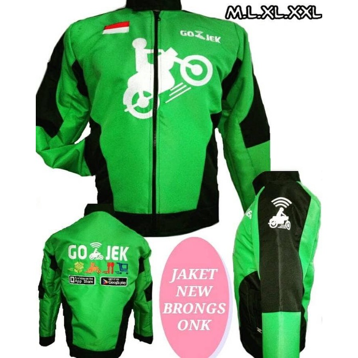 Jaket Gojek Bendera