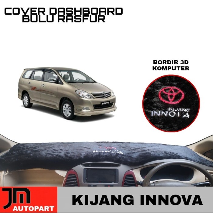 Cover dashboard Bulu Mobil Kijang Innova Karpet Alas Dasbor Inova