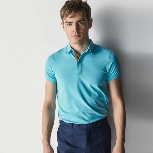 Polo Shirt Pria Massimo Dutti Original Authentic Dreamy.Fashion3