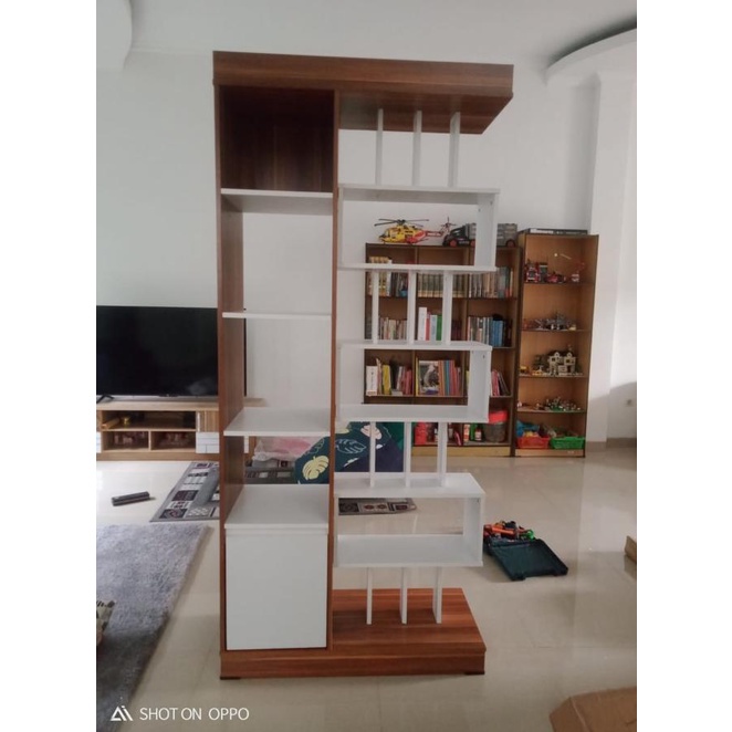 Rak Buku Partisi Lhd Naira