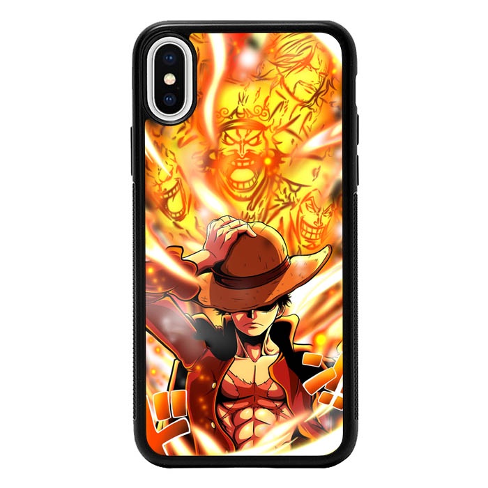 Hardcase Casing Case iPhone XS XR X 8 7 6 SE Max Plus 2020 Luffy One Piece AB2023
