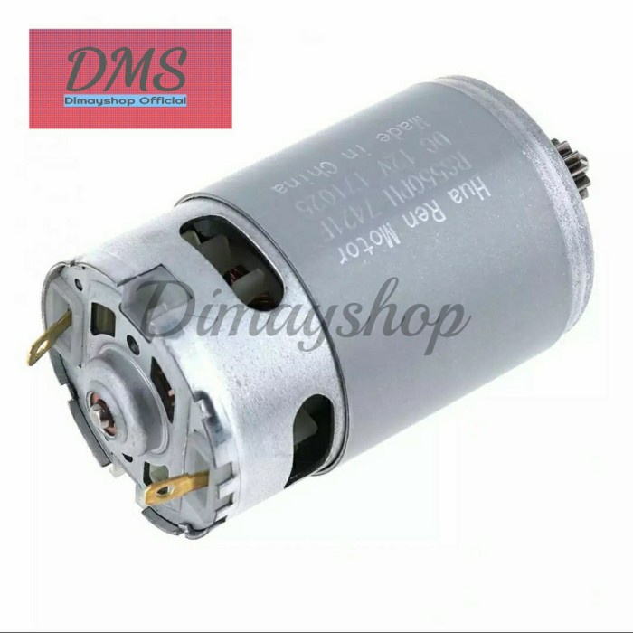Termurah Motor Dc 12V Rs 550 19500 Rpm With Gear 12 Mata Gear