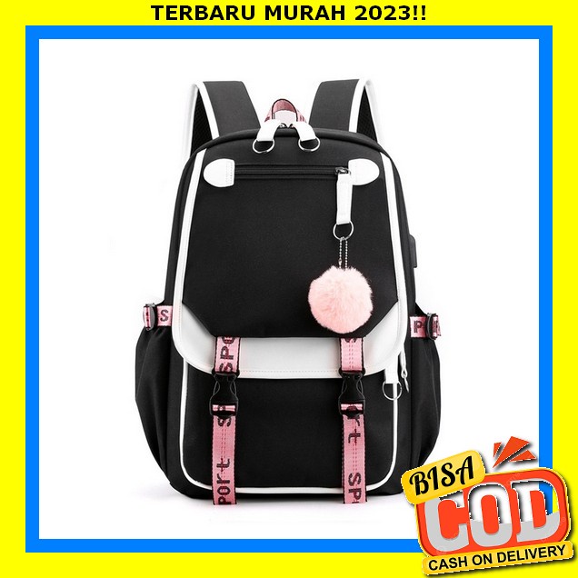 Backpack Cewek Sklh Tad Ransel Murah Kelas 1 2 3 4 5 6 Umur 7 8 9 10 11 12 Tahun Begpeck Import Rand