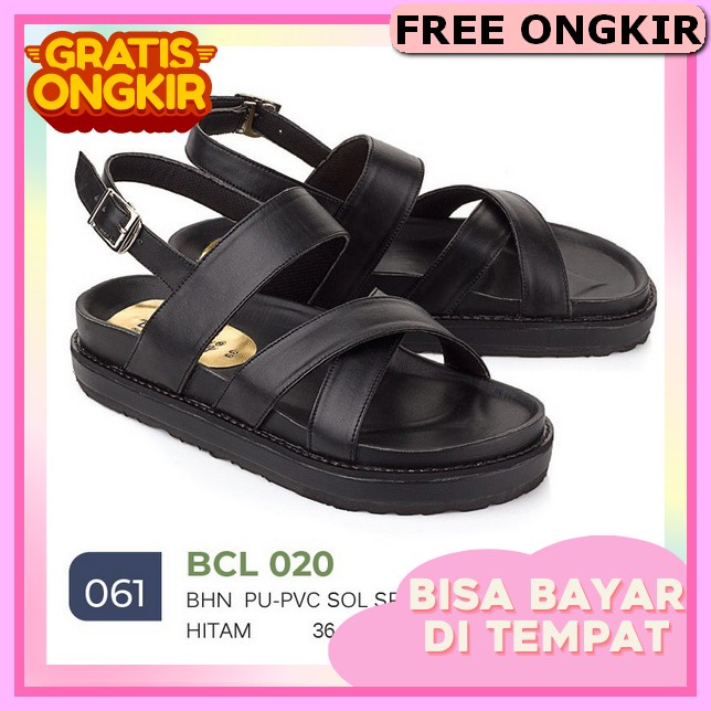 Sandal Wanita Kekinian 2023 Simple Elegan Korean Style Weges Branded Murah Cewek Bisa Cod Sendal Kon