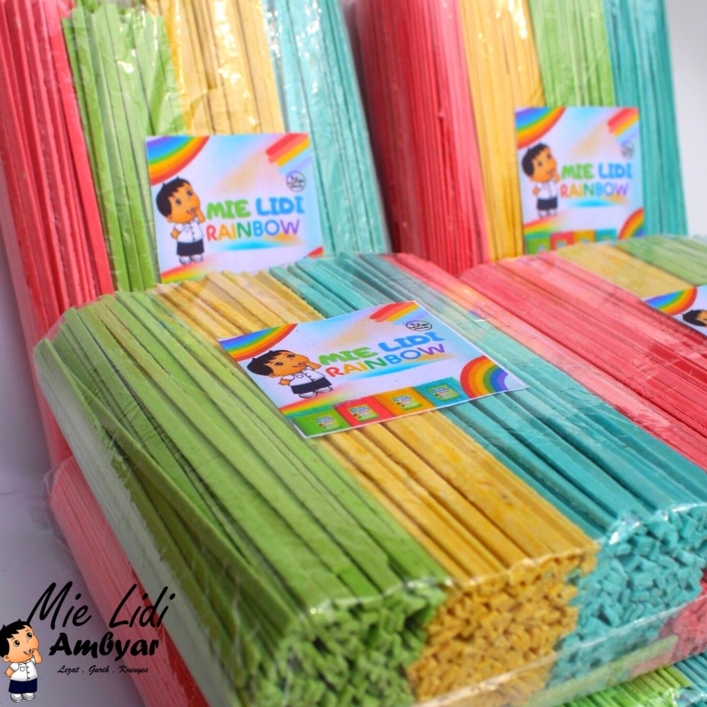 

Diskon Promo.. mie lidi rembo manis/mie lidi gepeng manis/lidi manis/mi lidi kiloan/mie warna warni /lidi/mie lidi 1kg/mie lidi mentah 60