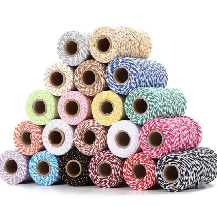 

Produk Premium.. Tali Rami benang Goni 100m , tebal 2mm / Packaging Craft / Gift Wrapping 35