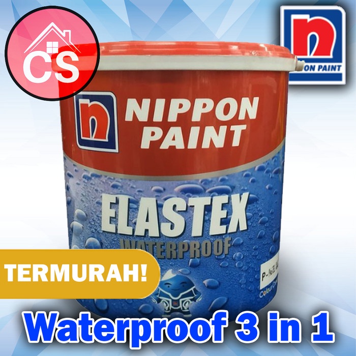 Best Seller Cat Tembok Elastex Waterproofing (Warna Abu-Abu Dan Putih) Ukuran 1Kg