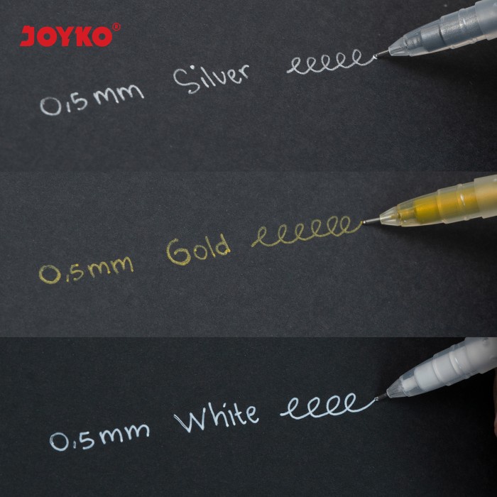 

Color Gel Pen Pulpen Pena Joyko Gpc-299 Premium Color 0.5 Mm