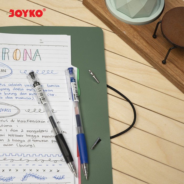 

Gel Pen Pulpen Pena Joyko Gp-346 My Team 0.5 Mm