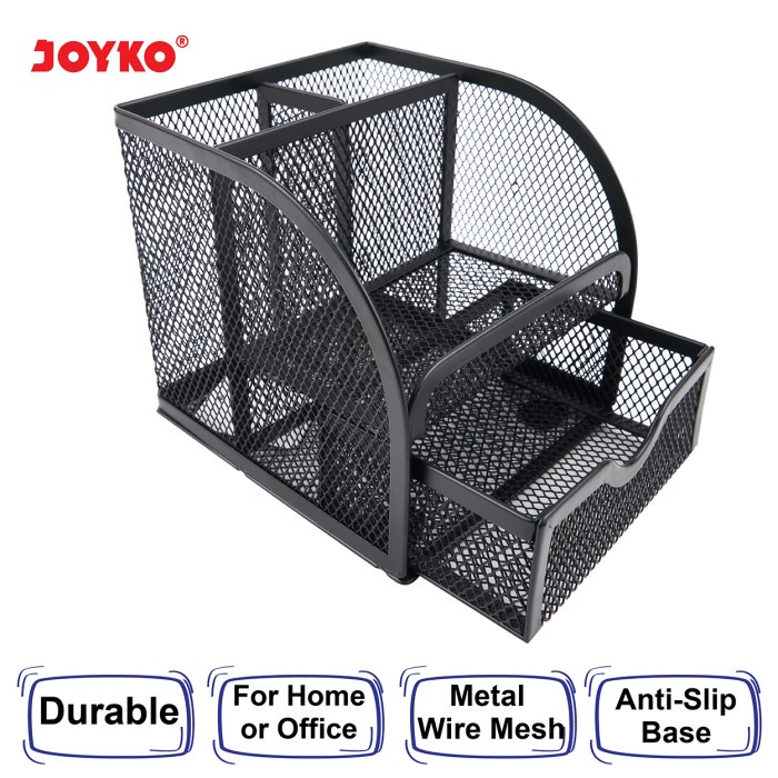 

Desk Set / Pen Holder / Tempat Alat Tulis Jaring Jala Joyko Ds-18