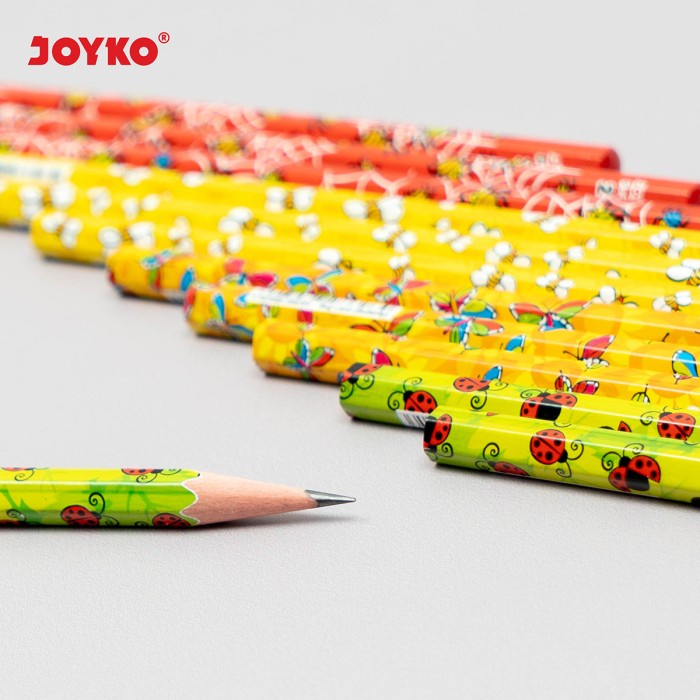 

Pencil / Pensil Joyko P-106 / 2B / Bug Land / 1 Box 12 Pcs