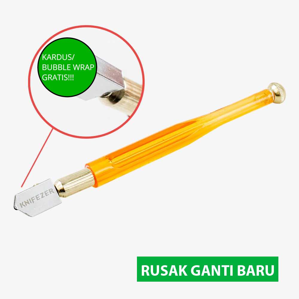 

(BISA COD!!!) KNIFEZER Pisau Pemotong Kaca Glass Cutter Diamond Cutting Tool - L9