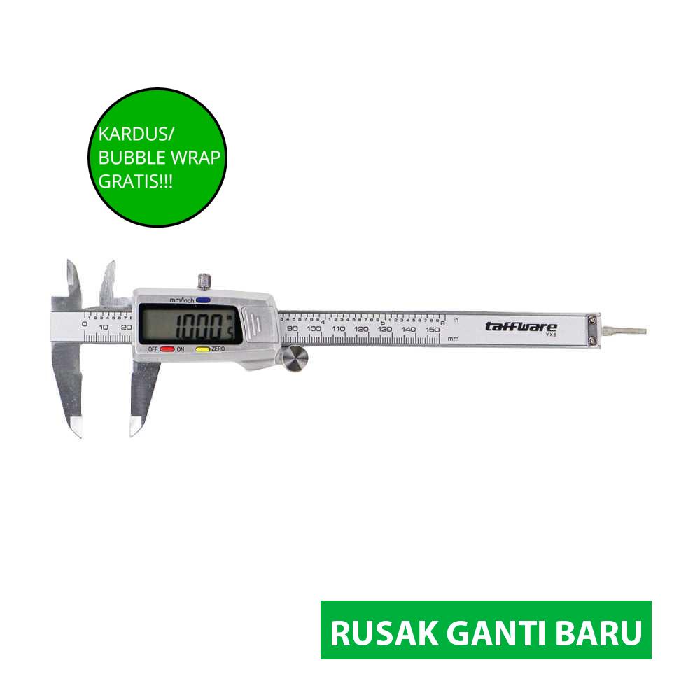 

(BISA COD!!!) Taffware Jangka Sorong Kaliper Sigmat Digital Stainless Steel 150mm - YXB